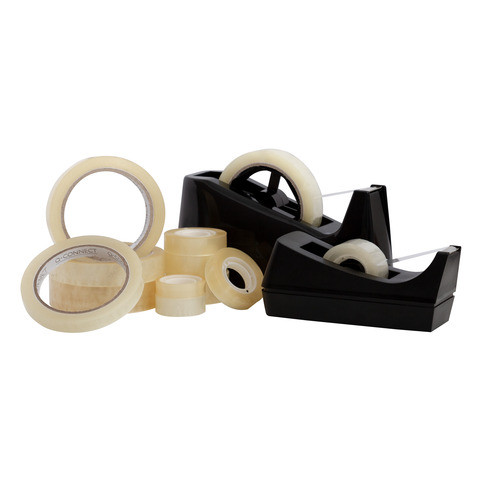 Nastro adesivo trasparente in PP Q-Connect - conf. 10 pezzi - 15 mm x 33 m - KF01787